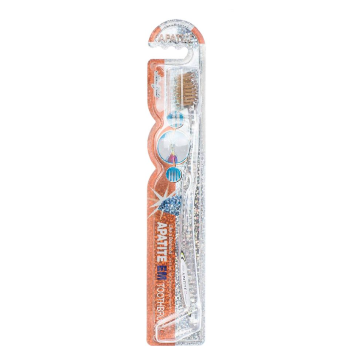 korean High Quality APATITE EM Toothbrush Nano Gold 4 types Sensitive Teeth Gums dental care Soft Adult K-beaut