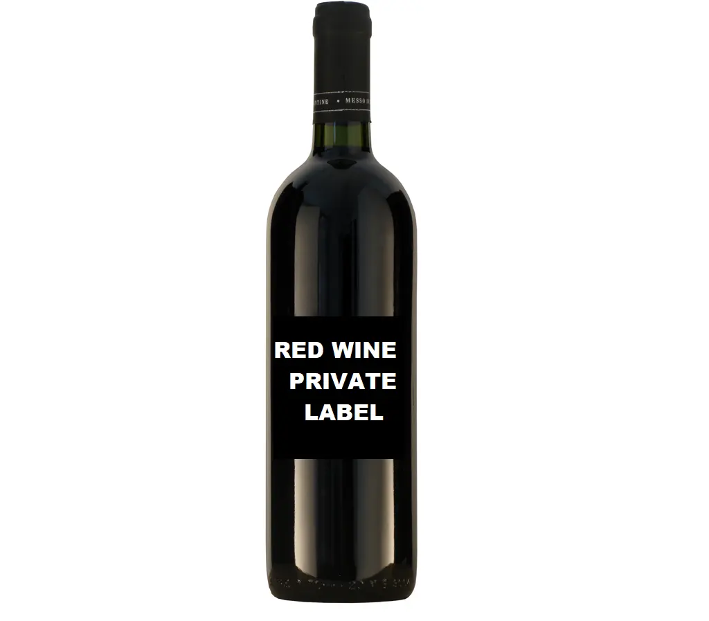 Italian still red wine Private Label vino rosso 750ml glass bottle for wholesale export