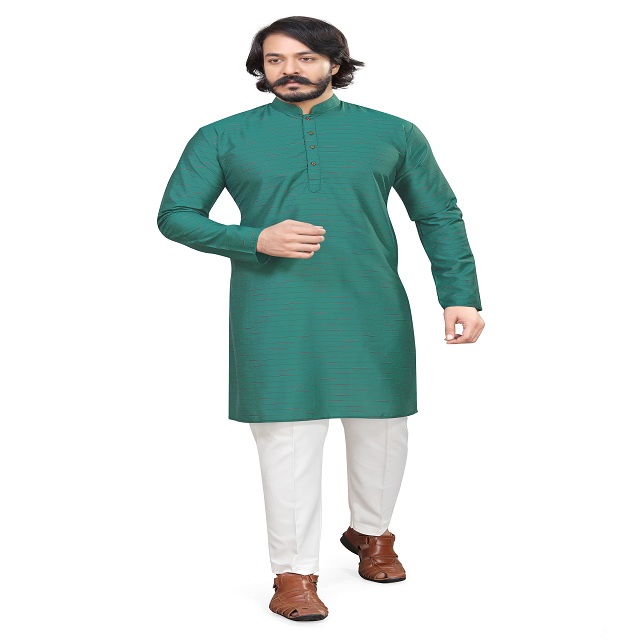 Зеленый мужской дизайн Kurta для ИД и свадьбы Salwar Kameez коллекция в Индии и Пакистане одежда