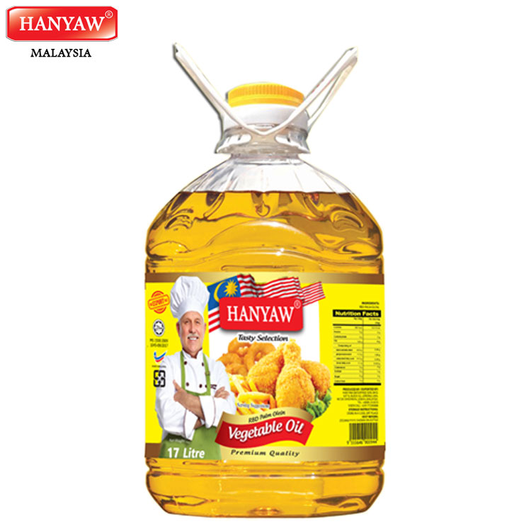 [Malaysia] Fast Shipping + Halal Certified Hanyaw Brand Olein CP6 Palm Oil Vegetable Cooking Oil ( 17 Litre X 1 PET Bottle/Ctn)