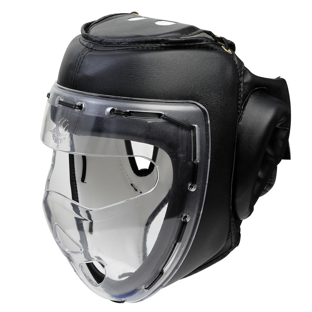 New Kudo Full Face Head Guard Martial Art Weapons Helmet Training Krav Maga helmet