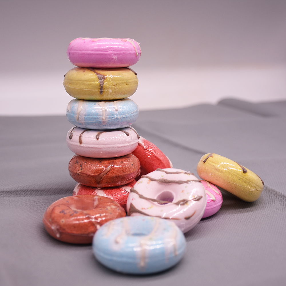 AKIACO oem эфирное масло мороженое bathbomb цветок Сердце облако Валентина пончики кекс Ванна бомба наборы