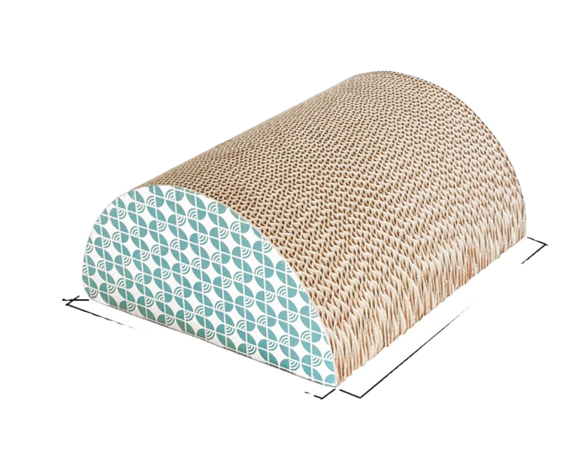 Grinding Nails Interactive Protecting Furniture Cat Toy Corrugated Large Size Cat Scratcher Toy Cardboard Cat Scratch Board Pad