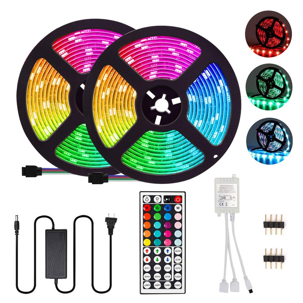 Лидер продаж 2021, гибкая светодиодная лента smd 5050 rgb ws2801, декоративный наряд, Рождественские огни, 5 м, 10 м
