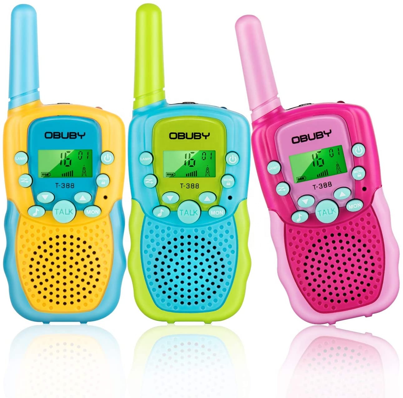 YIWU allshine 2022 иди и болтай Walkie Talkie S для детей 22 канала 2 Way Радио подарки игрушки с ЖК-экраном с подсветкой фонарик 3 км Диапазон Подарочные игрушки