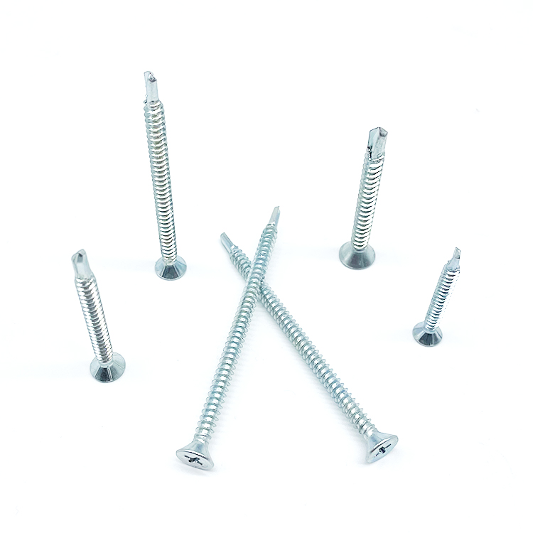 all kinds of self driling screws Cross Recessed Screws CSK Head Self Drilling Screw Din7504P
