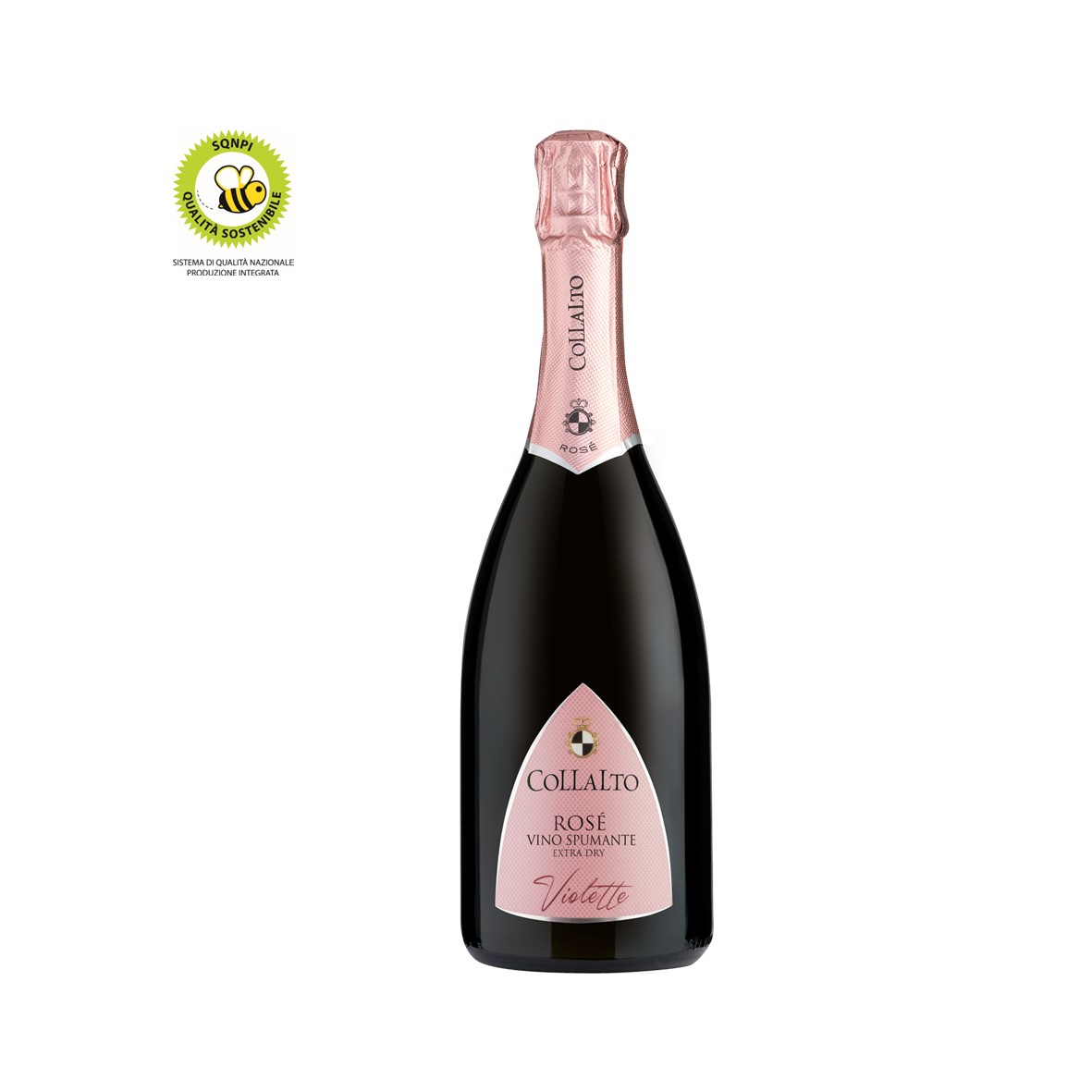 VIOLETTE SPARKLING ROSE' WINE MANZONI MOSCATO 13.0.25 COLLALTO EXTRA DRY
