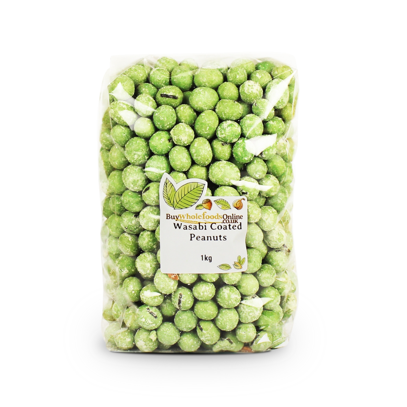 Roasted wasabi flavour crisp coated peanut