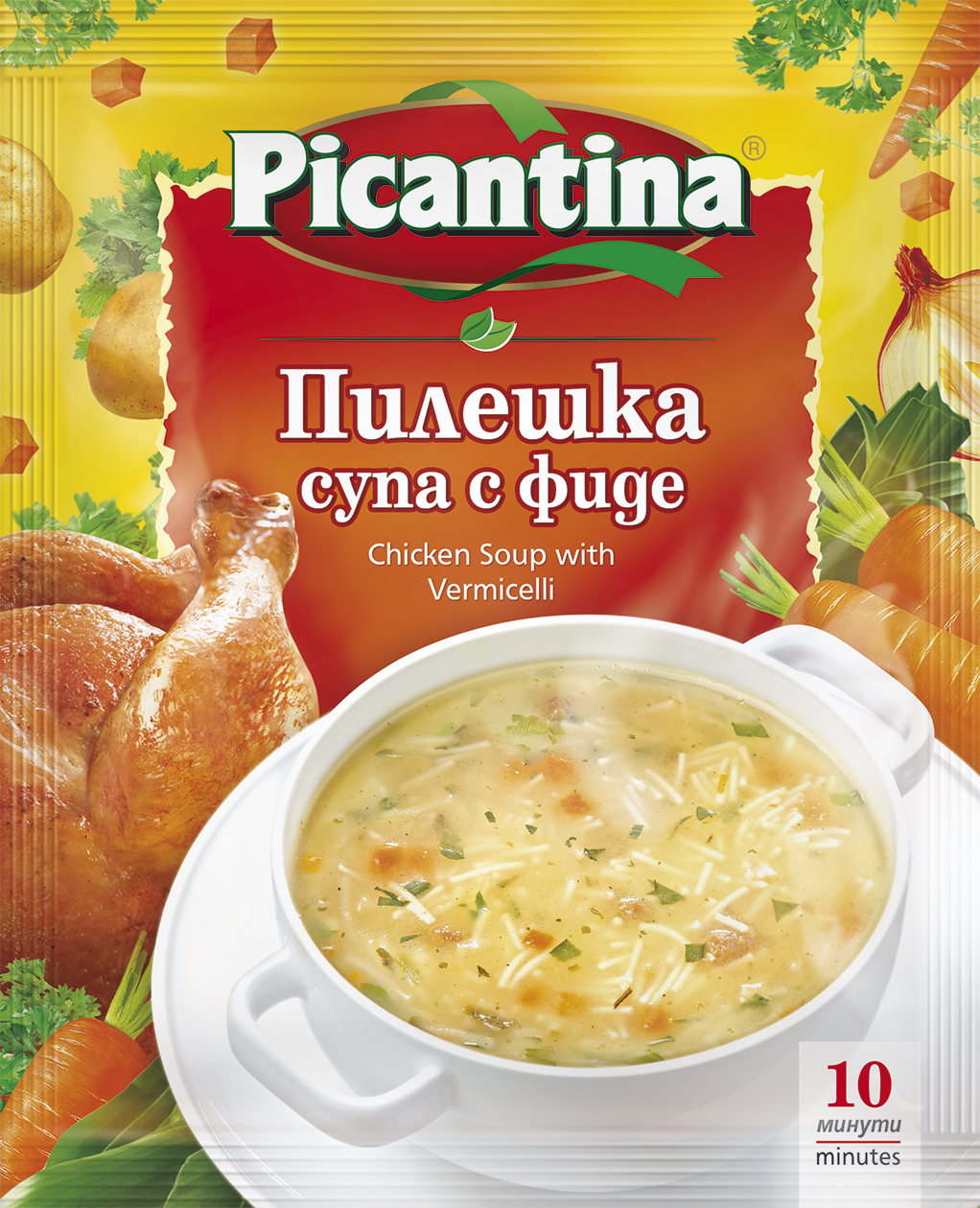 Мгновенные супы Picantina, высокое качество, лидер продаж