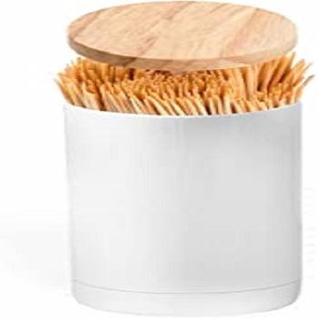 CREATIVE MINI TOOTHPICK CASE WHITE IRON TOOTHPICK HOLDER TOOTHPICK HOLDER