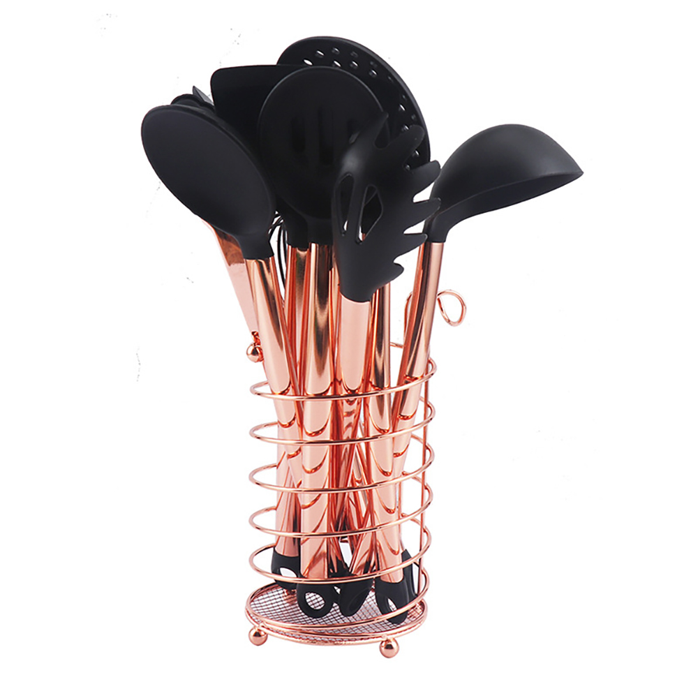 2021 new design kitchen wares stainless steel cookware set cooking silicone kitchen utensil 10 pcs