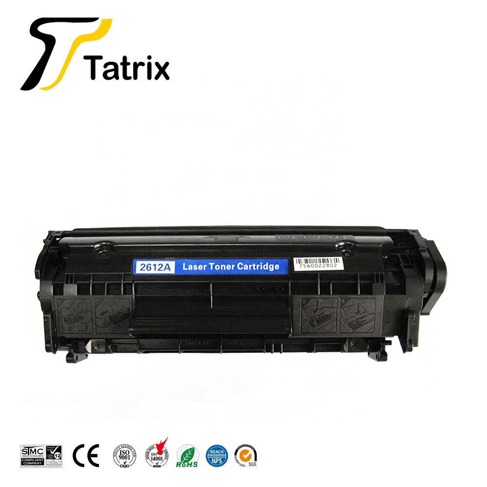 Совместимый лазерный Черный тонер-картридж Tatrix Premium 12 a 2612A 2612 Q2612A для принтера HP LaserJet 1010 1022