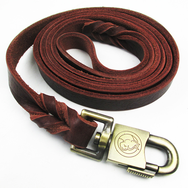 Wholesale New Design Fashion Leather Dog Leesh Multi Color Durable Pet Collar for Dogs and Cats