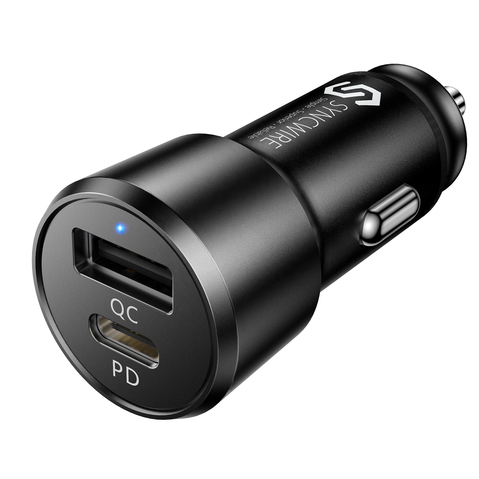 Syncwire Мобильные аксессуары быстрый USB C автомобильное зарядное устройство адаптер
