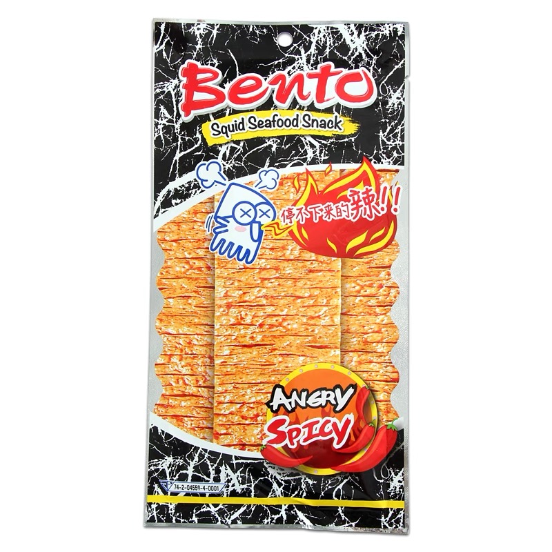 Закуска из морепродуктов бенто, кальмар, тайский соус Чили, 20 г.