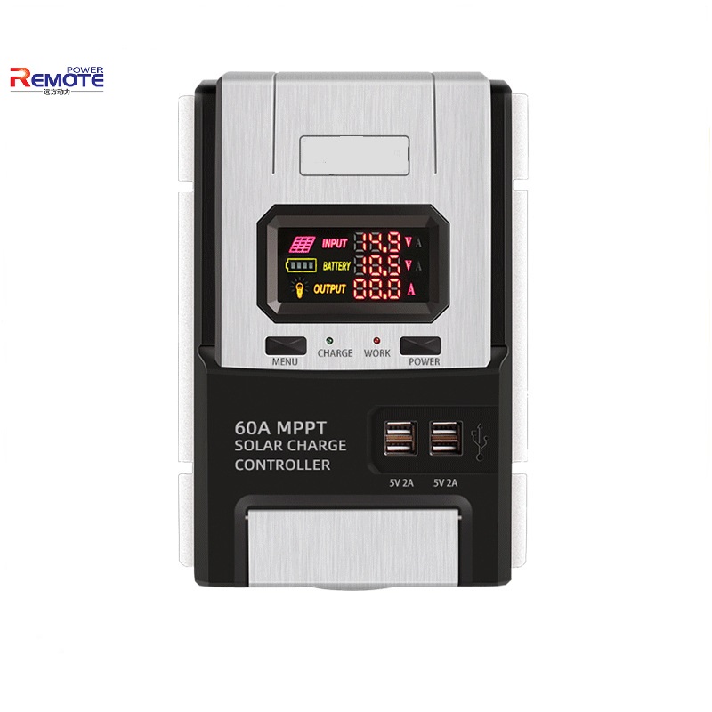 REMOTE 12v 24v 48v 40A mppt solar charge controller for solar panel system