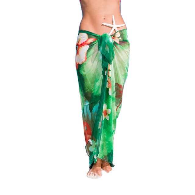 Рекламная пляжная одежда с индивидуальным рисунком sarong парео, пляжные стринги с кисточками