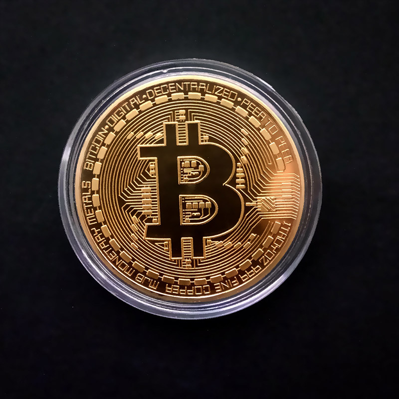 Физическая Биткойн монета BTC чехол Античная имитация памятные биткойты монеты металлические позолоченные сувенирные подарки художественная коллекция