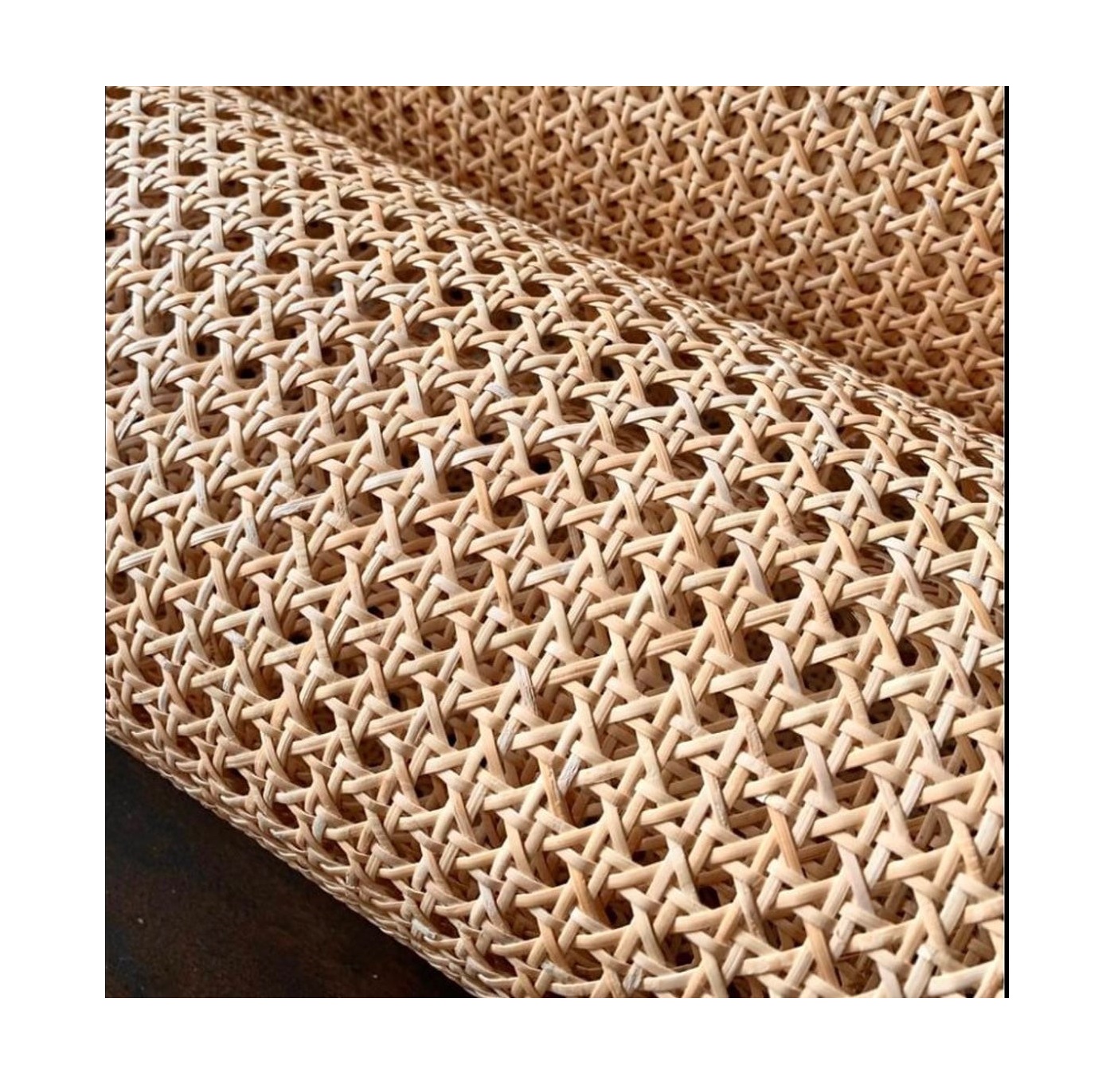 Rattan Webbing/Natural Mesh Rattan Cane Webbing Roll/ Woven Webbing Cane Competitive Price