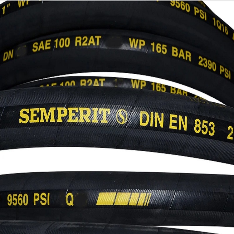 Стандартный высокотемпературный гибкий резиновый гидравлический шланг Semperit SAE100R15