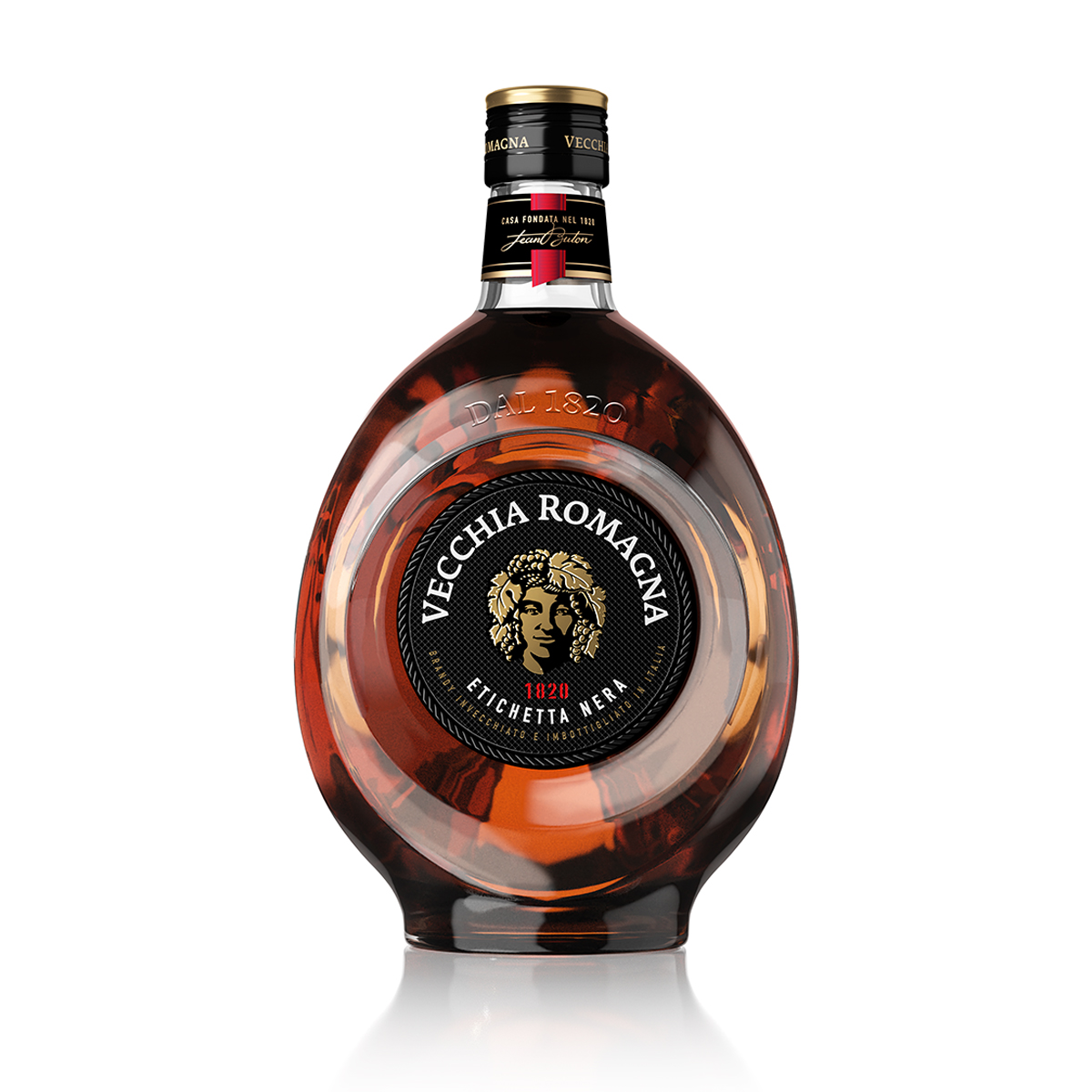 Премиальная линия Итальянский бренди Vecchia Romagna тег НЕРА бутылка 100 cl