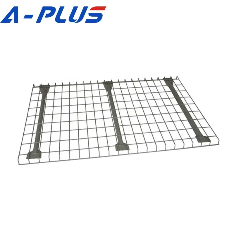 Pallet Rack Wire Mesh Decking Customized Warehouse Pallet Rack Supports Galvanized / Powder Coated Wire Mesh Decking