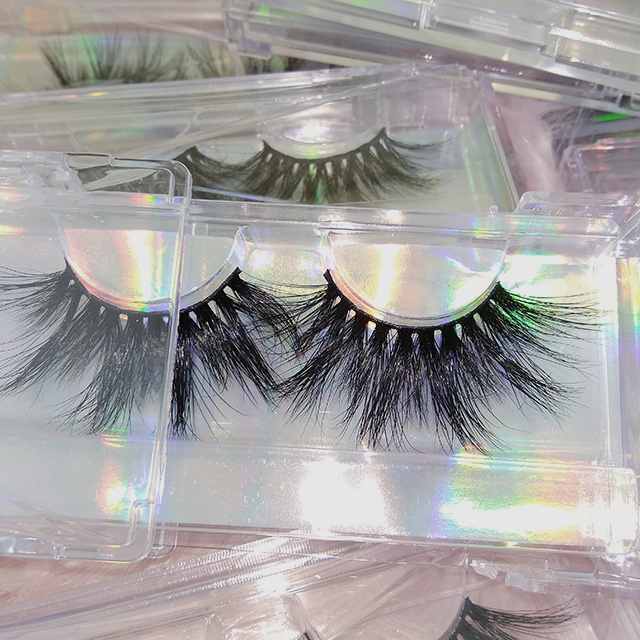 Wholesale top quality 25mm eyelashes and mink lashes with mink eyelashes vendor
