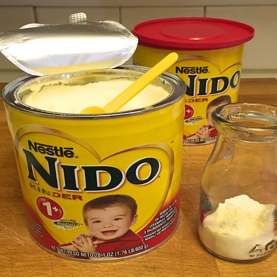 Сухое молоко Nestle Nido, мгновенный крем, 400 г, 900 г, 1800 г, купить недорого Nestle Nido
