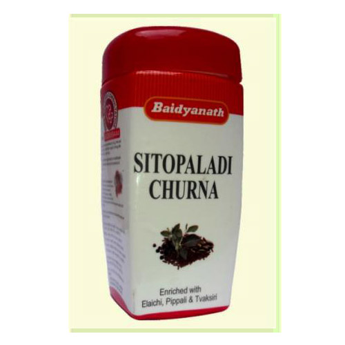 Индийский травяной продукт Baidyanath Sitopaladi Churna 60gm-травяная утварь от холода и кашля