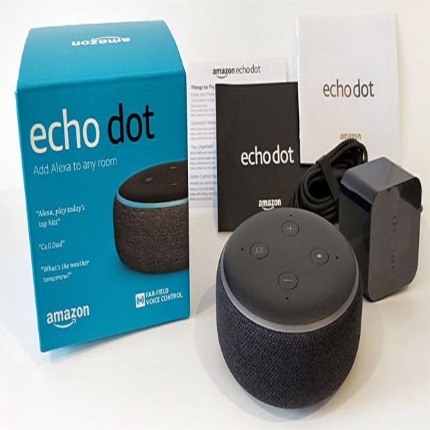 Ama-zon All-new Echo Dot 3 (3-е поколение) смарт-динамик с Alexa