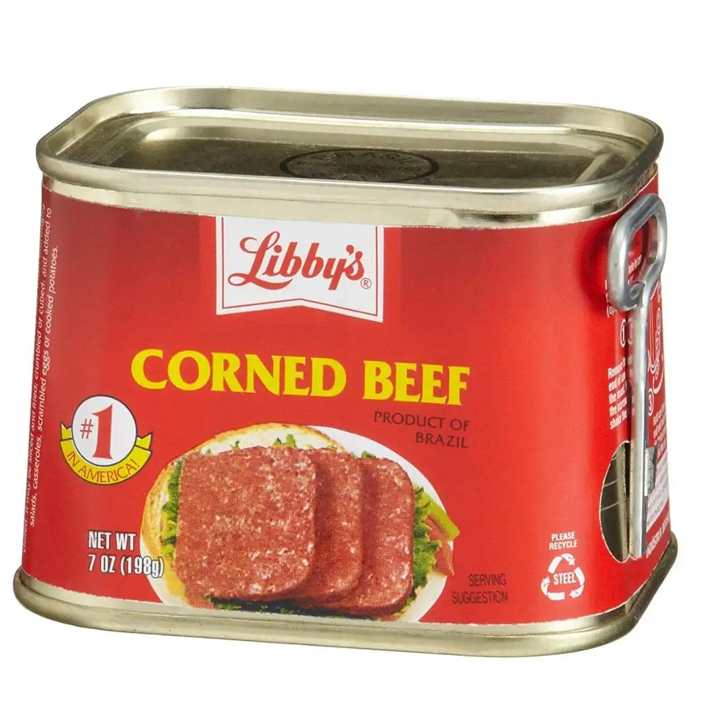 340g*48tins canned corned beef Beef luncheon meat canned halal food