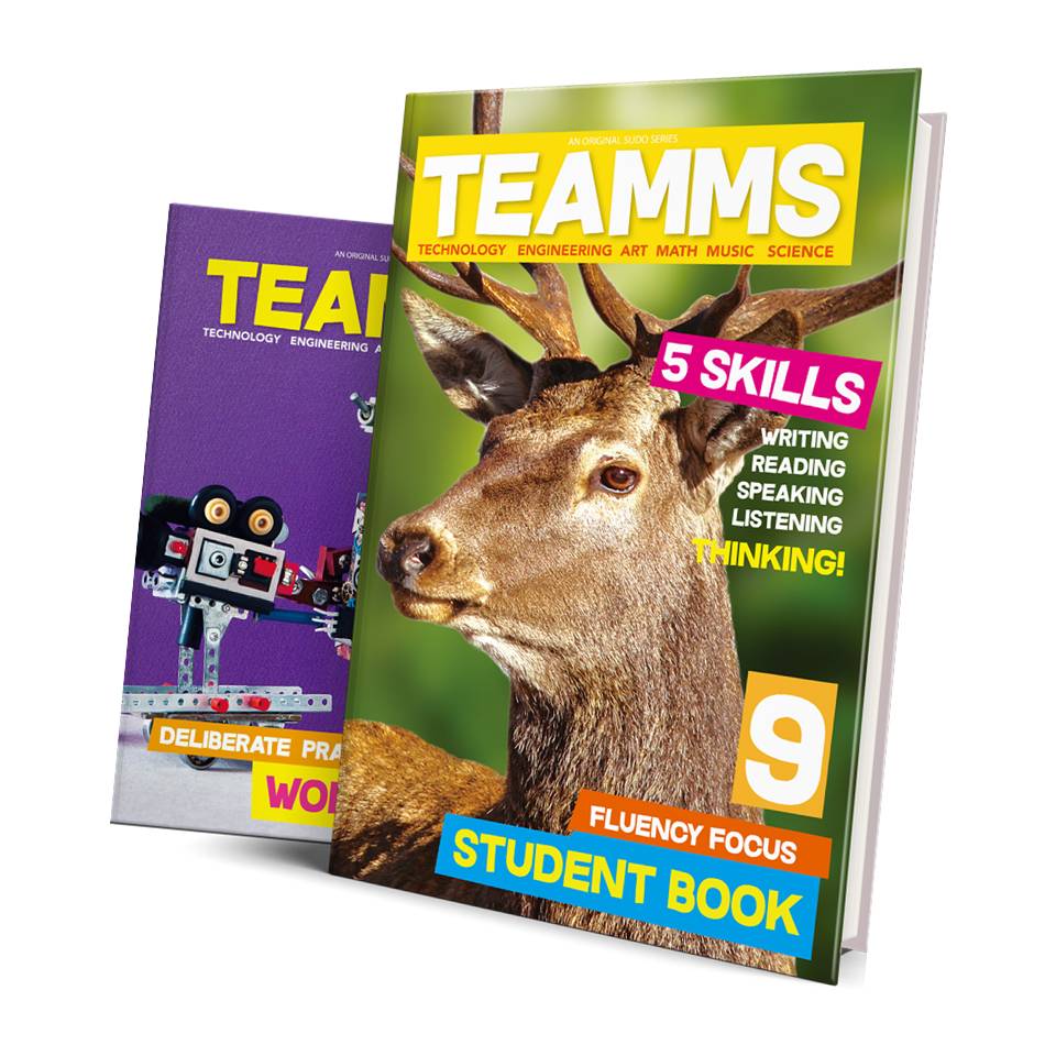 TEAMMS уровень 9 (Студенческая книга и рабочая тетрадь) дети изучают английский язык книги для учеников начальной школы