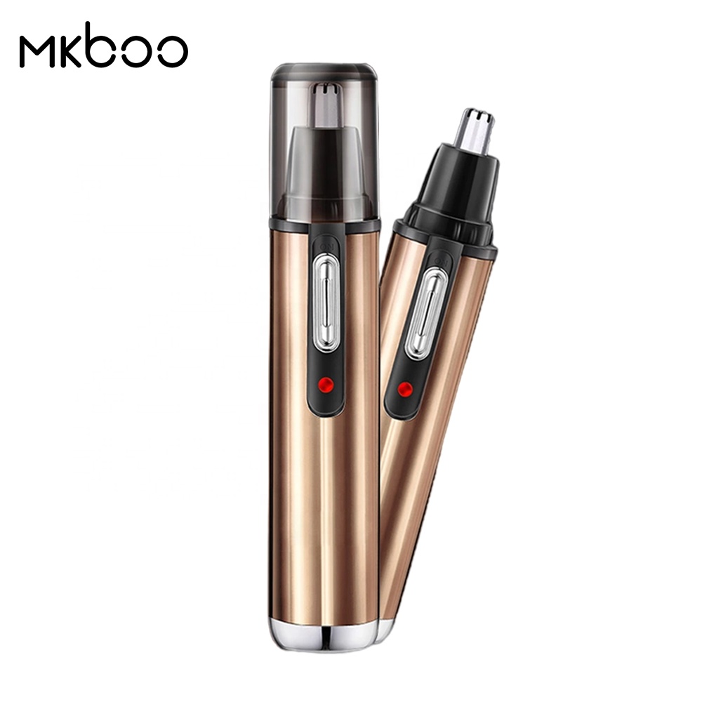 Новый дизайн, беспроводной триммер Mkboo для ушей, носа, бороды, водонепроницаемый резак, головка, косметическое устройство для мужчин