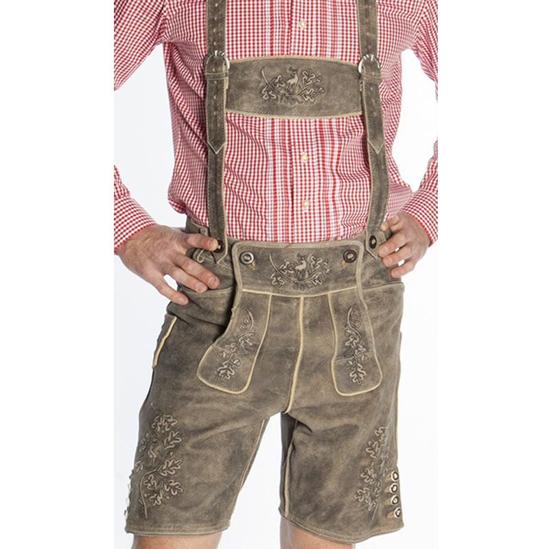 German outfit Trachten Wears 2020 / Oktoberfest Lederhosen / Kurze Lederhose