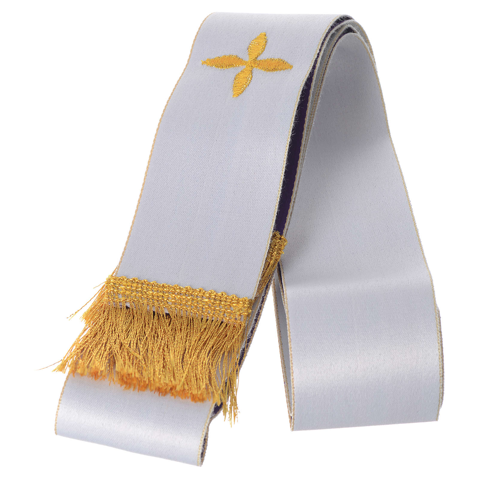 Hot Sale New Design Pastor Overlay White Color / Stoles Embroidery Style Priest Stoles