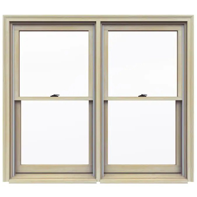 Новый и современный JELD-WEN традиции плюс 58,75-х 52,5-х 4,5625-в дверной косяк из дерева Замена природные сосновые двойное подвесное