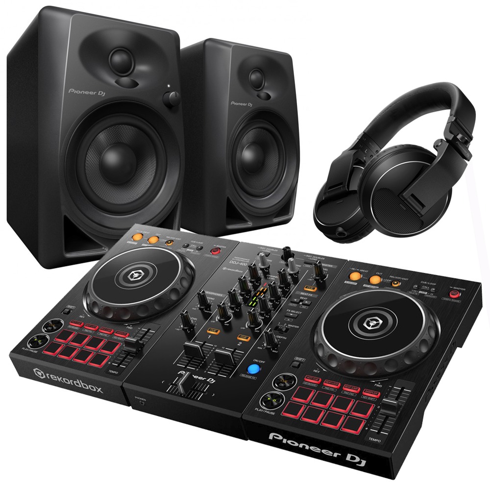 Горячая продажа Aice-42Approved поставщика Pionee-r Pro DJ комплект с DDJ-400 + DM-40 + HDJ-X5 наушники