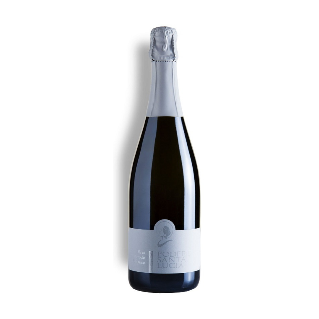 SPUMANTE BRUT BIANCO METODO ретро-750 мл бутылка в итальянском стиле; Комплект из белой игристое вино