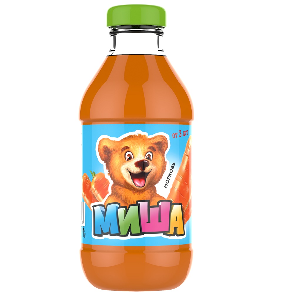 Top quality carrot juice for kids 0.33 glass bottles, drinks