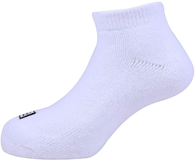 180tian 10 P Pack Unisex Kids Cotton Cushion Crew Low cut and No show Bed Socks Stockings