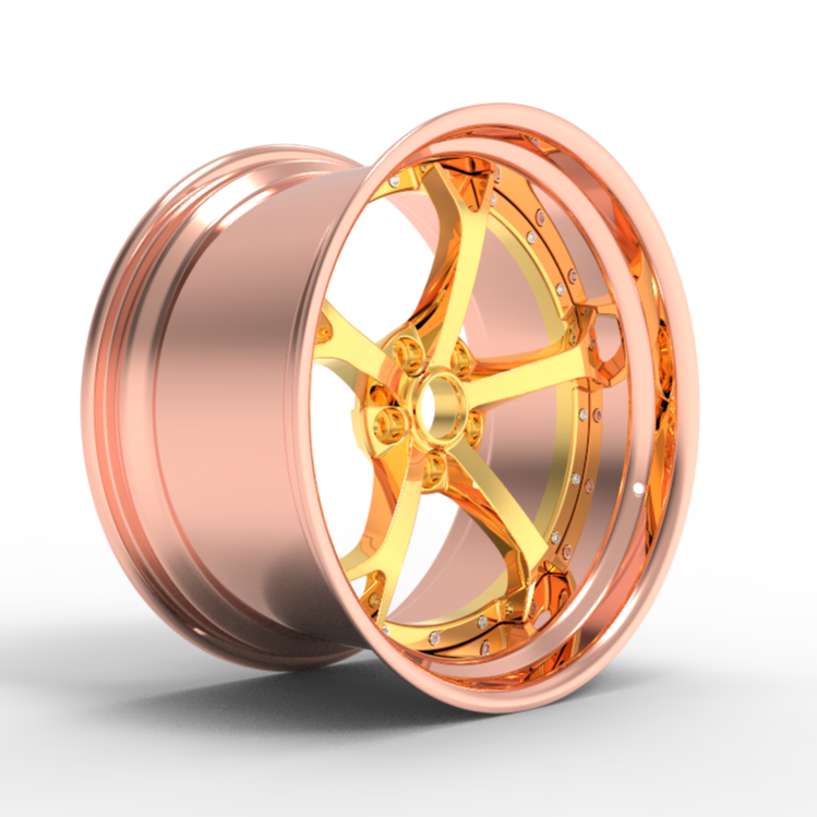 Новинка, комплект дизайнерской одежды из 2 предметов кованый колесный Aftermarket обод колеса для модификации гоночный автомобиль колеса