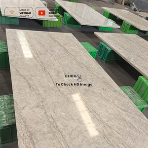 NV601 Taj Mahal Quartz High Recommendation Vietnam Solid Setup Stores Reception Desk Counter Top Artificial Quartz Stone Slab - Product Image 6