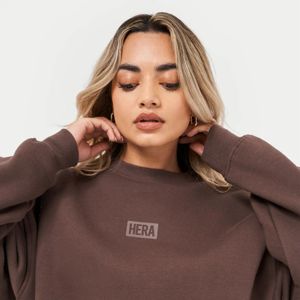 Sudaderas con logotipo personalizado de lana Lisa para mujer y niña, sudadera con hombros caídos, sudadera para mujer, Sudadera con cuello redondo - Product Image 5