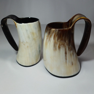 Mug à bière en corne de buffle au design médiéval classique, disponible pour la vente en gros, prix le plus bas - Product Image 4