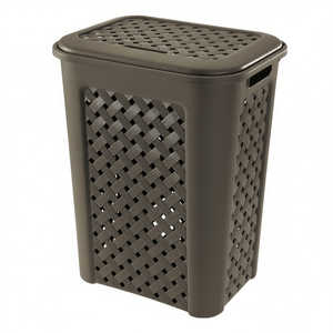 ARIANNA Weng 8105408909 Cesto de Ropa de Plástico (50L) para Tontarelli, Cesta de Mimbre Elegante para una Organización Doméstica Práctica - Product Image 2