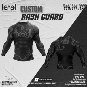 Rashguard Homme Extensible et Respirant à Manches Longues pour MMA, Léger et Écologique en Spandex/Nylon, Vêtement de Sport Performant – Fabriqué au Pakistan - Product Image 4