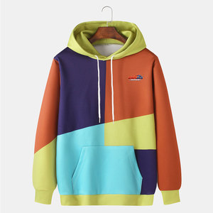 เสื้อฮู้ดผู้ชายสำหรับฤดูหนาวขายดีจากโรงงานโดยตรง ผ้าฝ้ายฟลีซ 100% ระบายอากาศได้ดี ดีไซน์มีกระเป๋า - Product Image 1