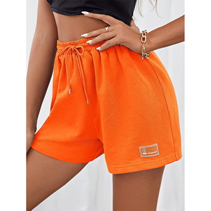 Nouveau short de sport pour femme New York 88 imprimé coton éponge Mini cravate entraînement Jogging avec logo bouton décoration grande taille - Product Image 3