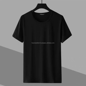 Camiseta blanca, camisetas lisas personalizadas para imprimir, camisetas blancas negras al por mayor, camisetas de fabricante para hombre - Product Image 5