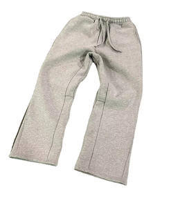 Vintage lavage à l'acide Jogging ensemble pull à capuche avec jambe droite évasée pantalons de survêtement hommes survêtement Streetwear - Product Image 3